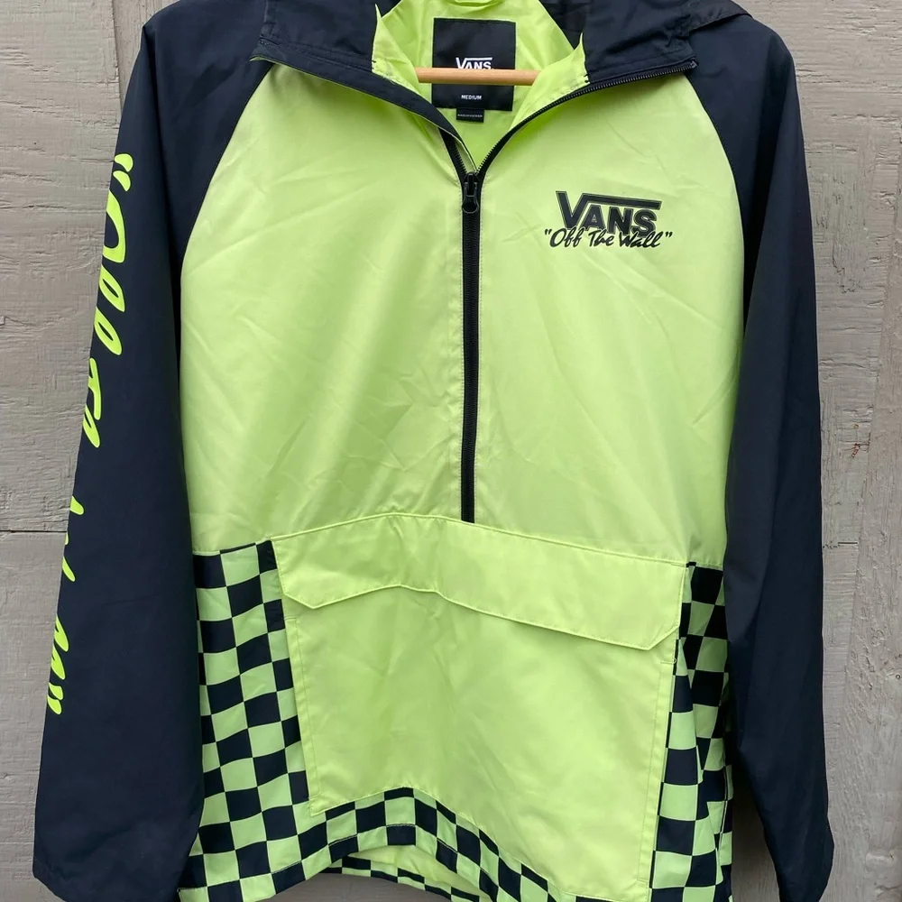 Vans checkered windbreaker men’s‎ size medium - Picture 2 of 6